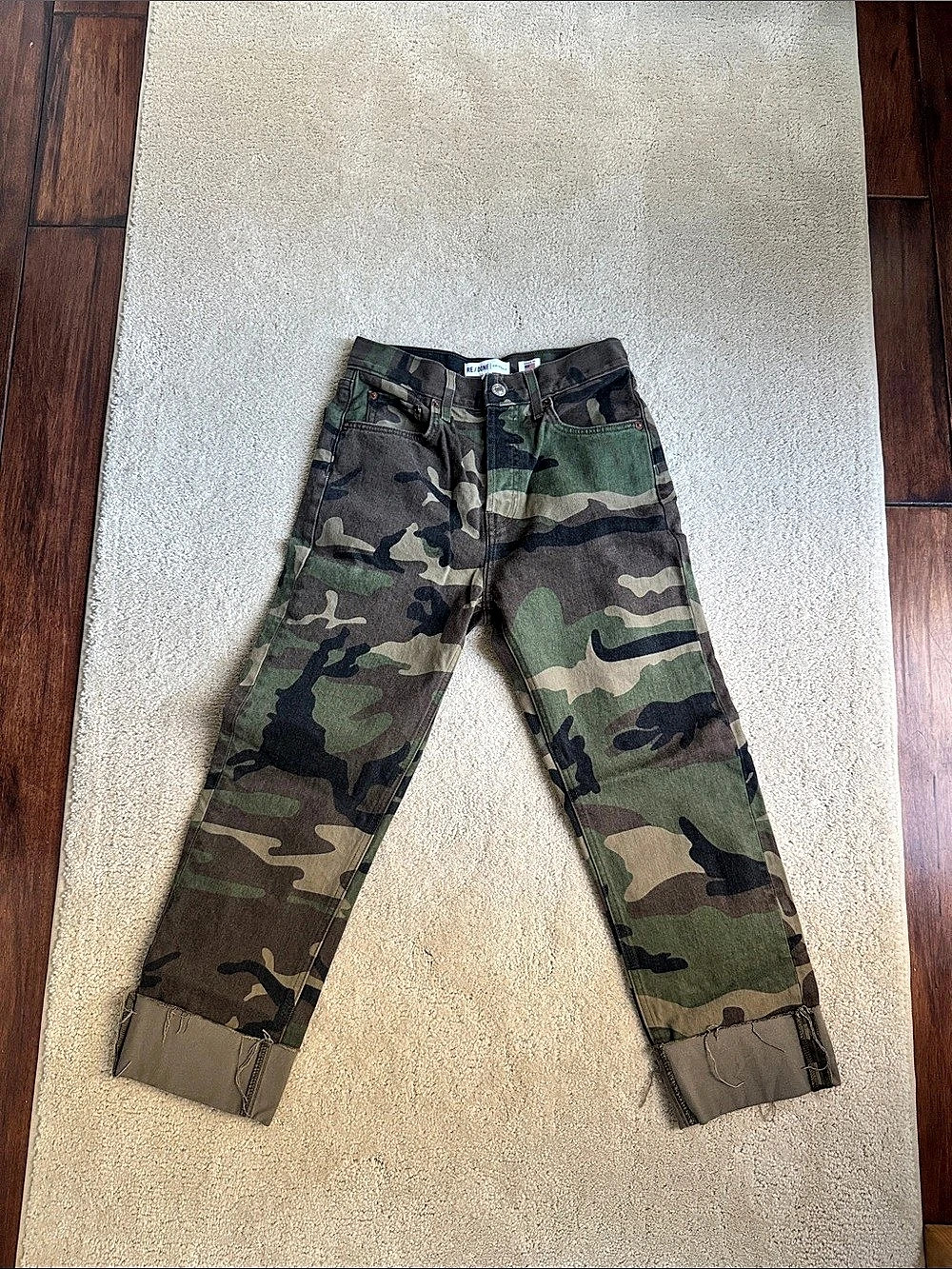Re/Done Originals Camo Cargo Pants